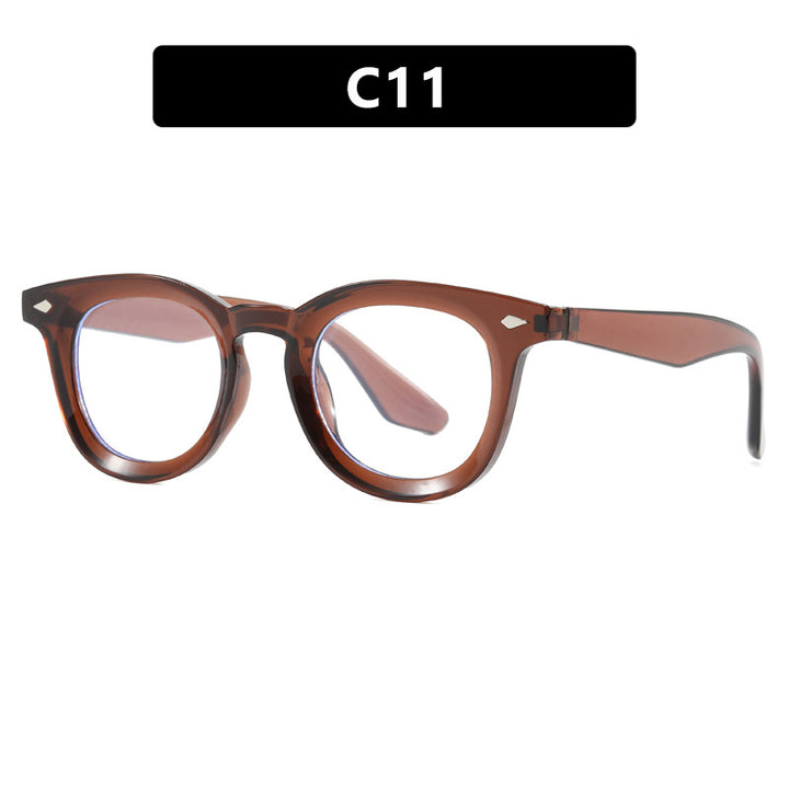 Damen modische Cat-Eye solbrille med transparent ramme Skanto