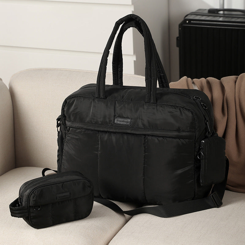 Dames elegant tote bag med avtakbar skulderveske Skanto