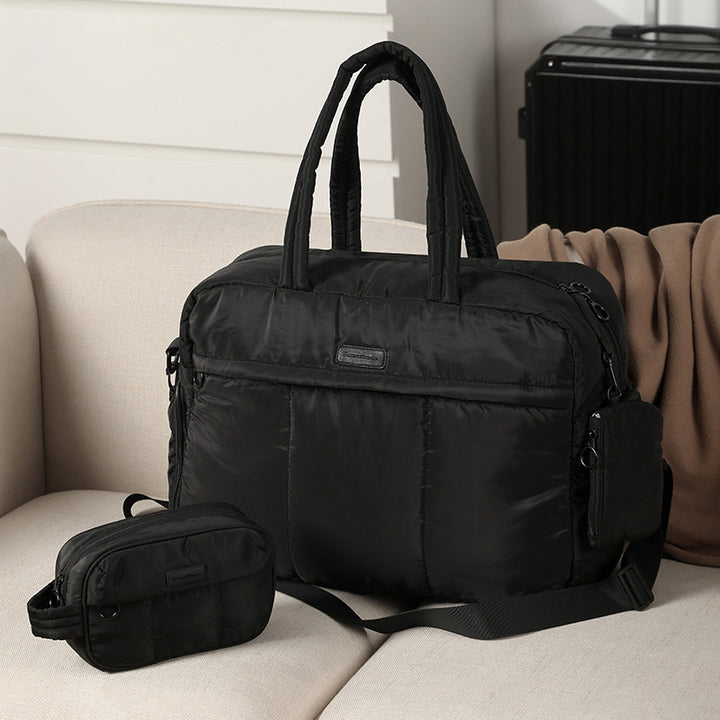Dames elegant tote bag med avtakbar skulderveske Skanto