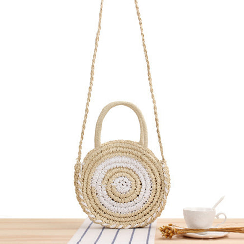 Rund bånd skulderveske med spiralformet design Skanto
