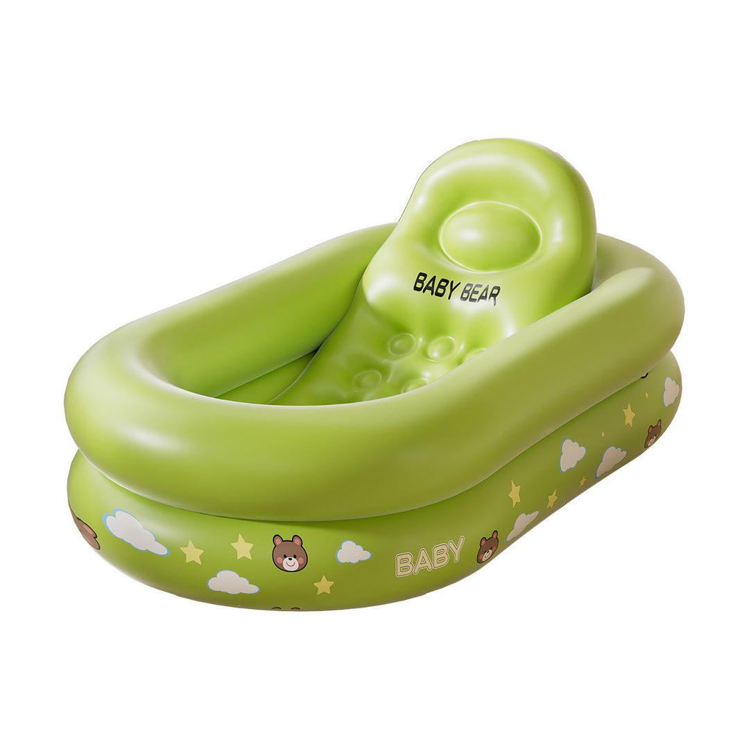 Kvinne oppblåsbar baby-badekar med ergonomisk design Skanto