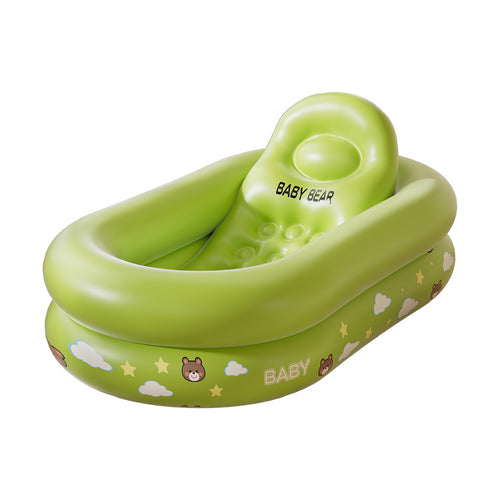 Kvinnelig oppblåsbar babybadekar med ergonomisk design Skanto