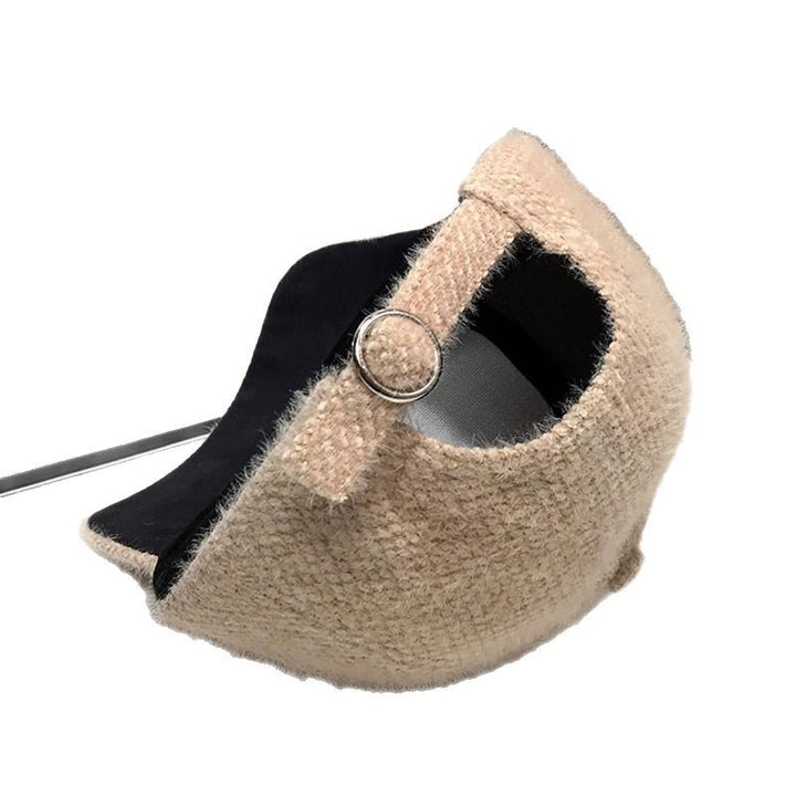 Kvinners luksuriøse utsmykkede ull baseballcap Skanto