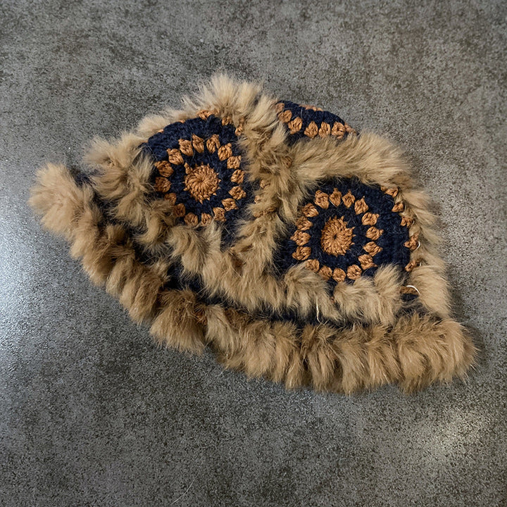 Skanto | Cozy Håndlaget Heklet Blomsterhatt