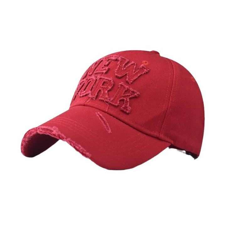Kvinnenes Slitt Brodert Baseball Cap Skanto