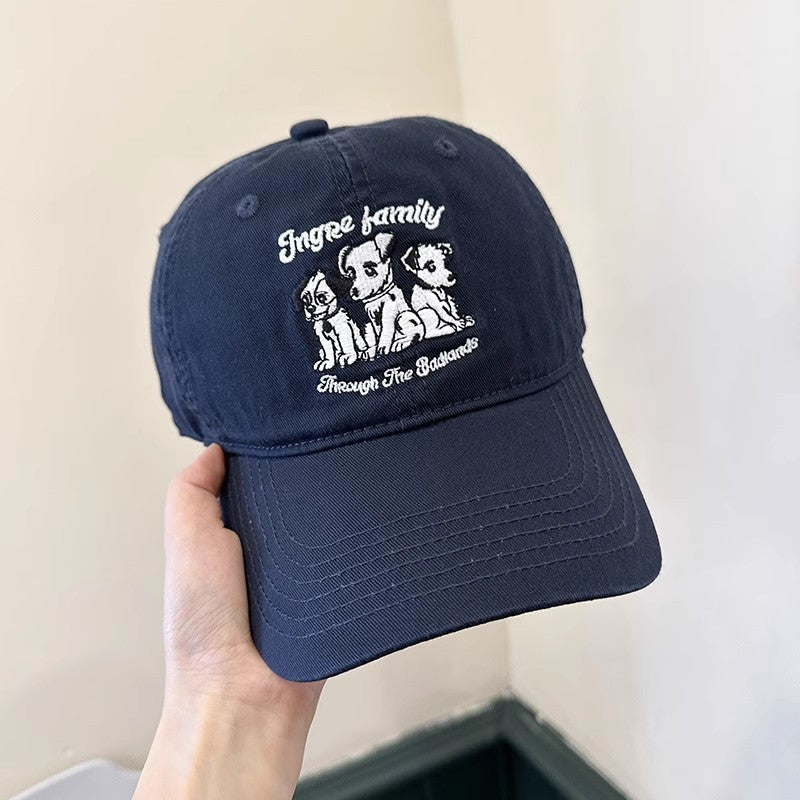 Kvinnenes broderte kjæledyr-tema baseball cap Skanto