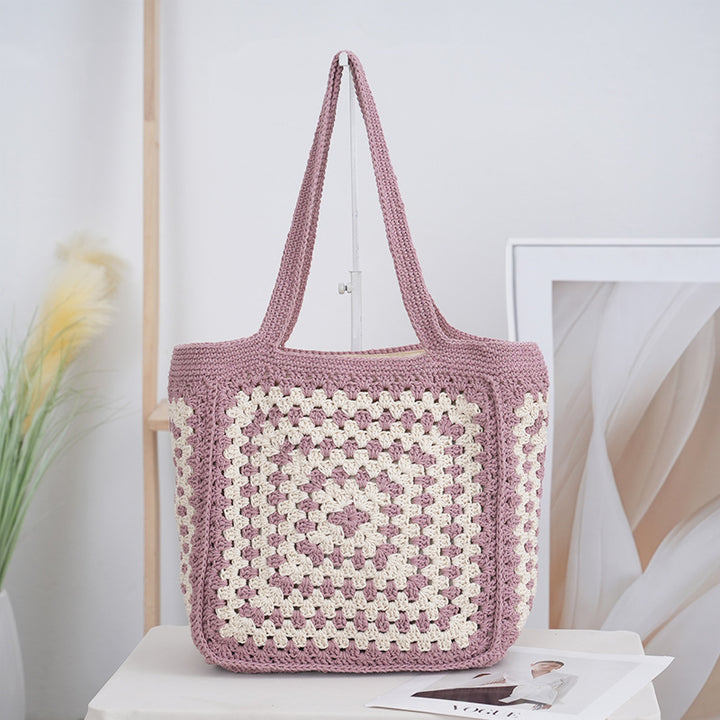 Håndlaget Makramee Handle Bag Skanto