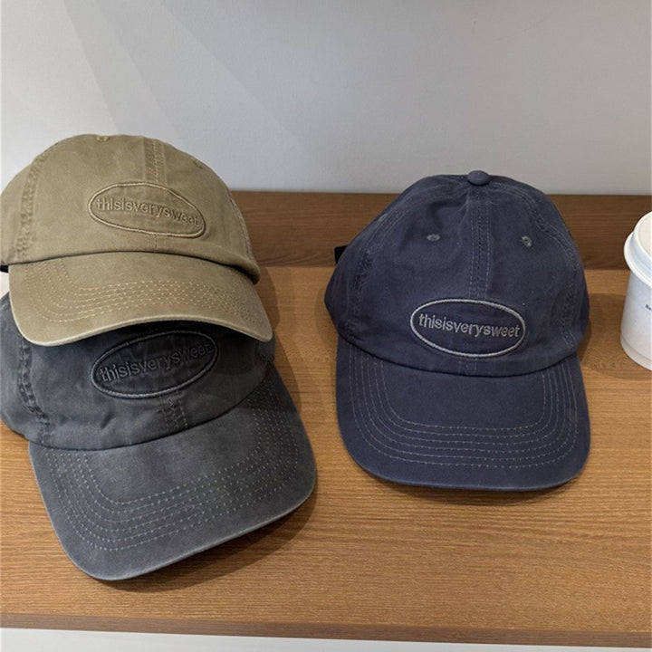 Herre Casual Slitt Bomull Baseball Caps Skanto