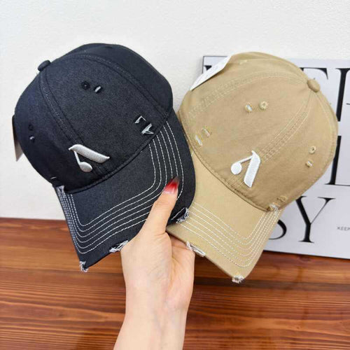 Herre Slitt Denim Stil Caps Skanto