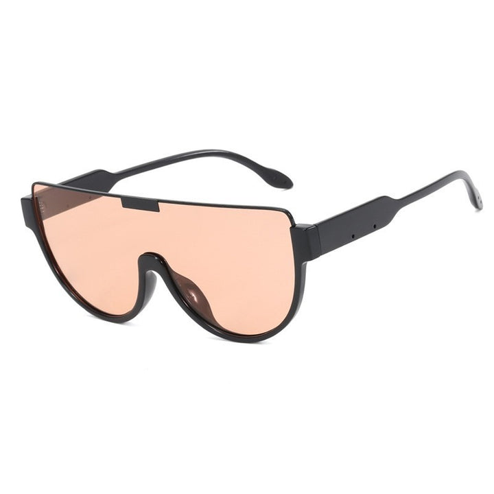 Dame Fasjonable Oversized Solbriller med innovativt design Skanto