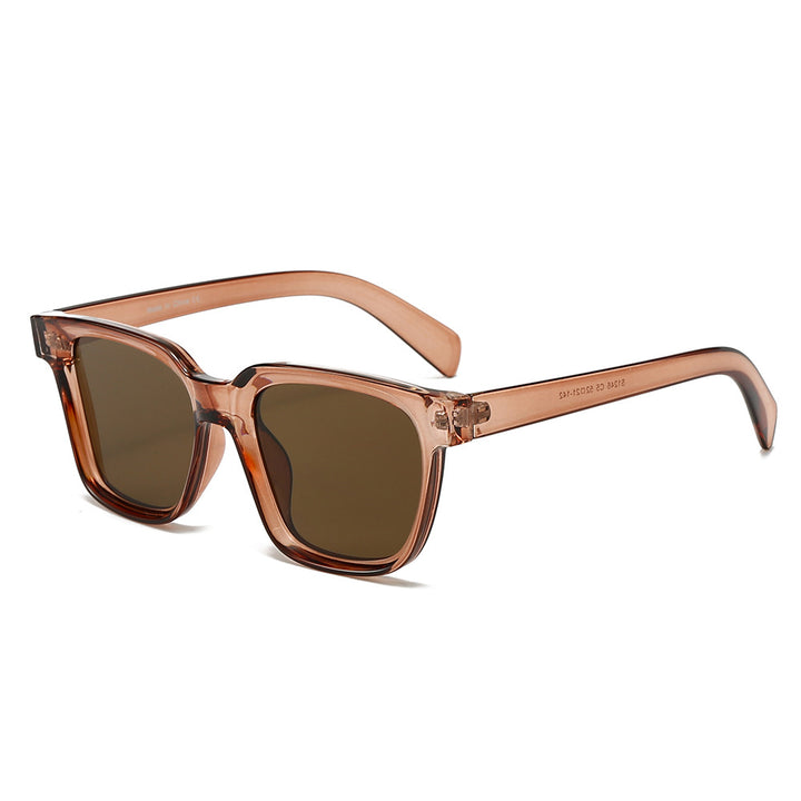 Dame elegant firkantet solbrille med UV-beskyttelse og stabil ramme Skanto