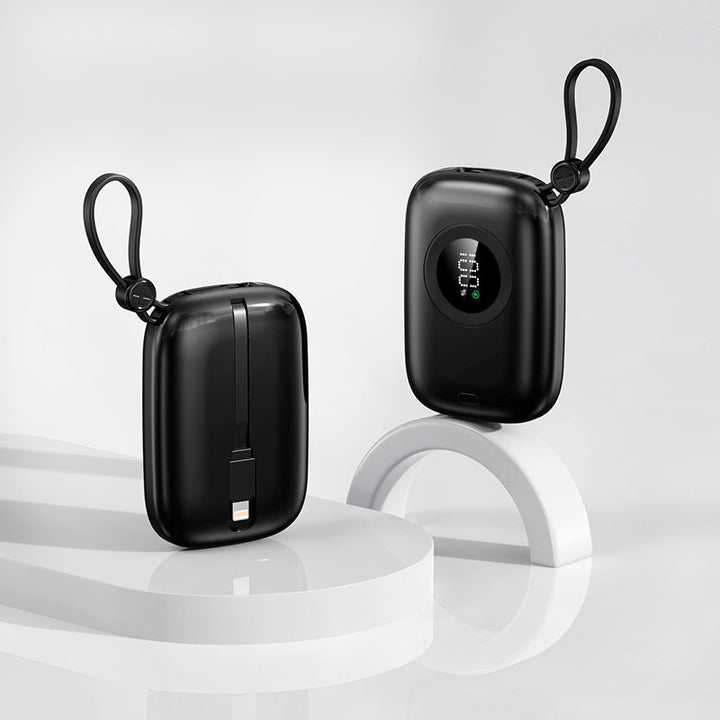 bærbar multifunksjons powerbank med digital temperaturvisning Skanto