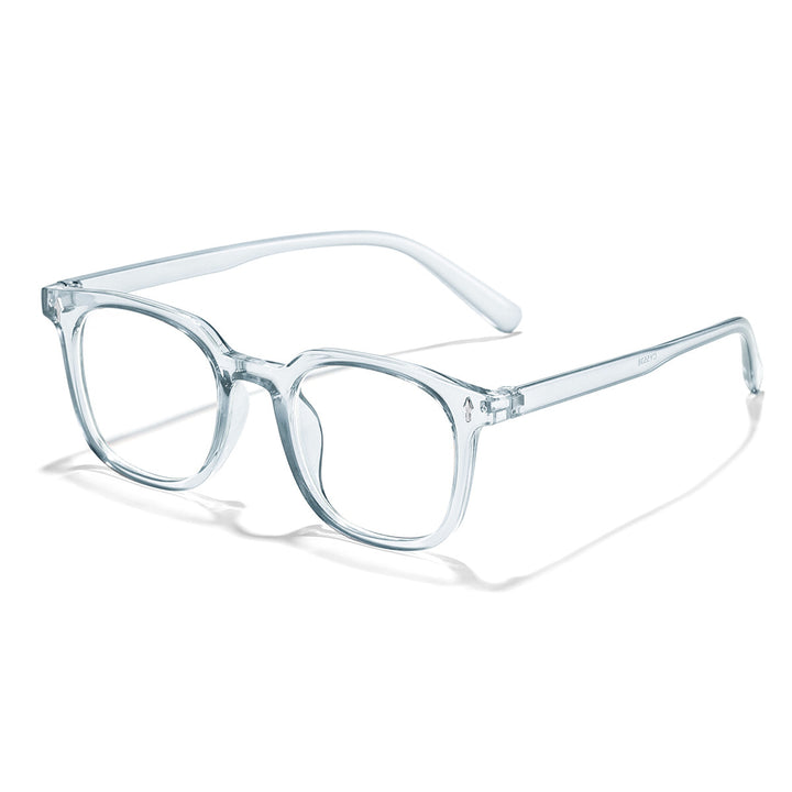 Damer fashionable solbriller med transparent ramme og UV-beskyttelse Skanto