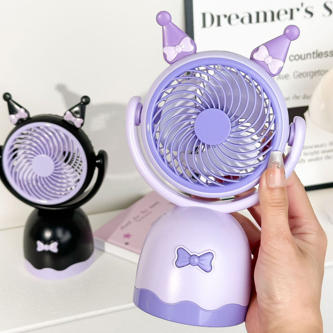 Dame Bærbar USB Mini-vifte med søtt design Skanto