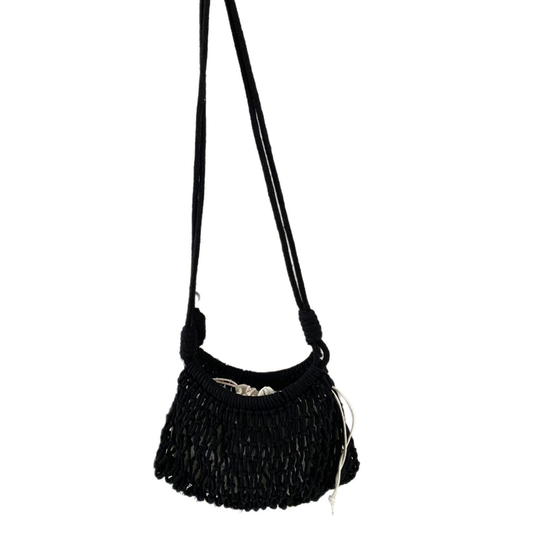 Håndknyttede Makramee skulderveske Skanto