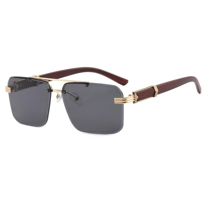 Damer geometrisk oversized solbrille med trendy design og luksuriøse detaljer Skanto