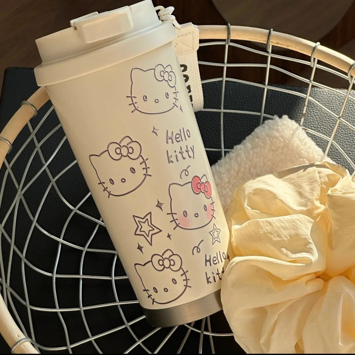 Dame Isolerende Drikkekopper med søtt Hello Kitty design Skanto