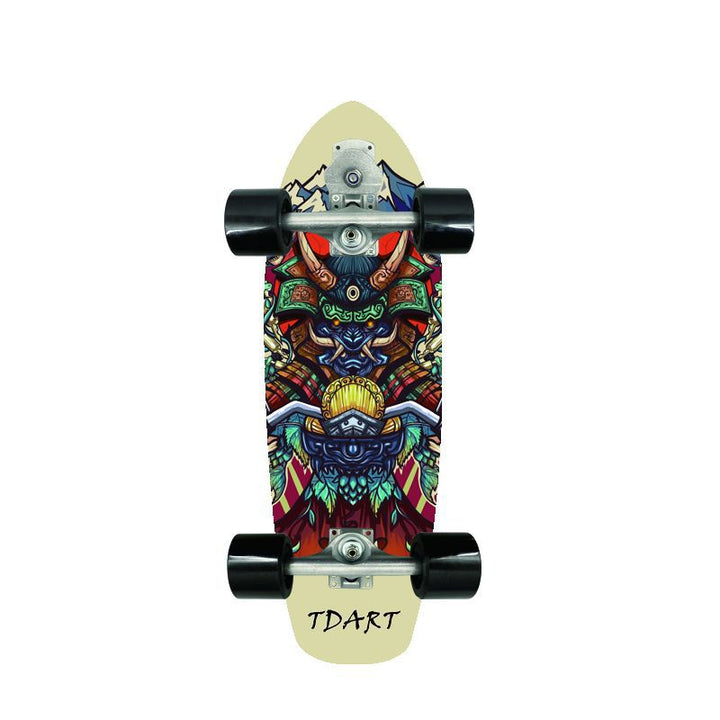 Retro-inspirert mini cruiser skateboard Skanto