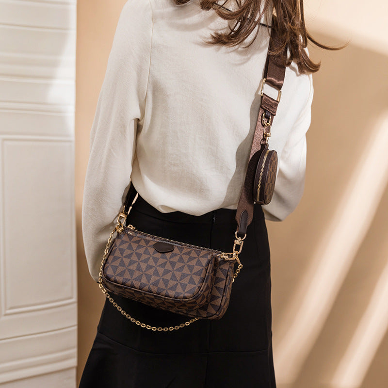 Moderne Crossbody-veske med allsidig fanesystem Skanto