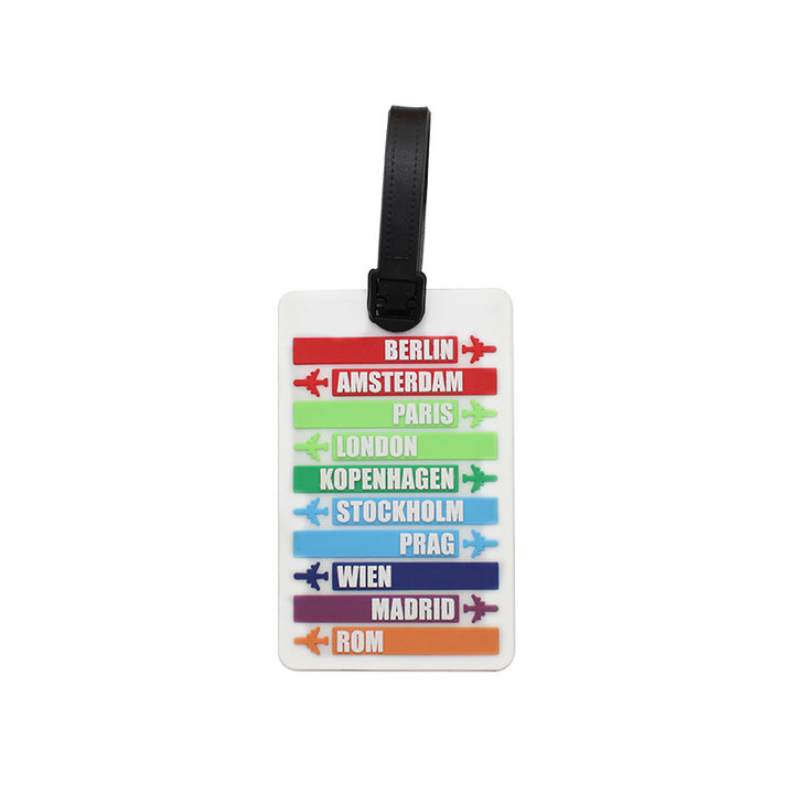 Unisex Travel Theme Luggage Tag Skanto