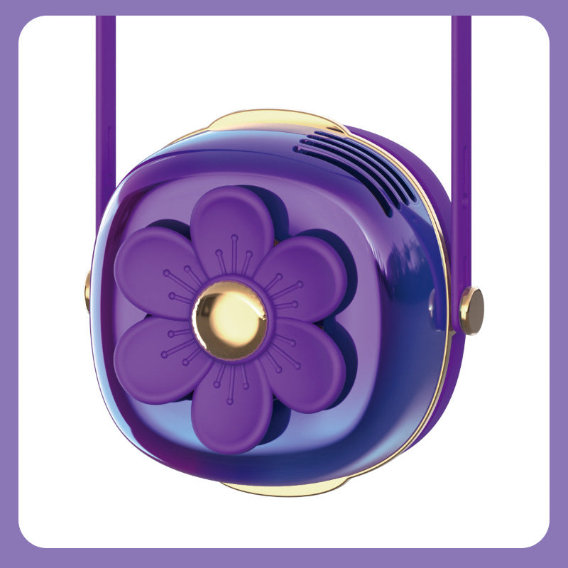 Dame Bærbar Vifte-Lampe i Blomsterdesign Skanto