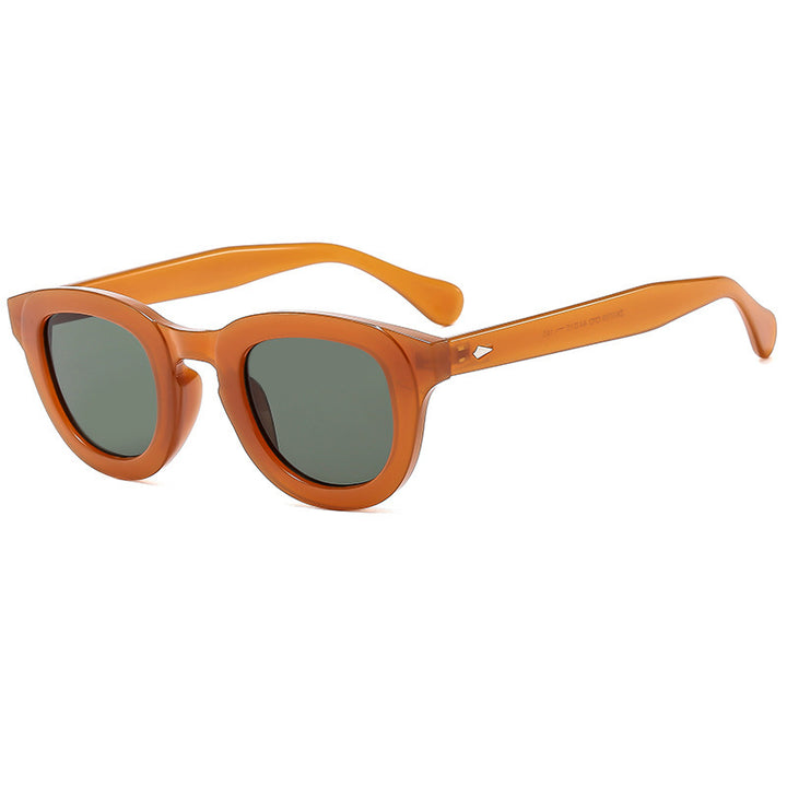Dame stilige Cat-Eye solbriller med elegant ramme og polariserte linser Skanto