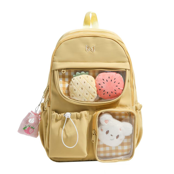 Clear Front Pocket Backpack Skanto