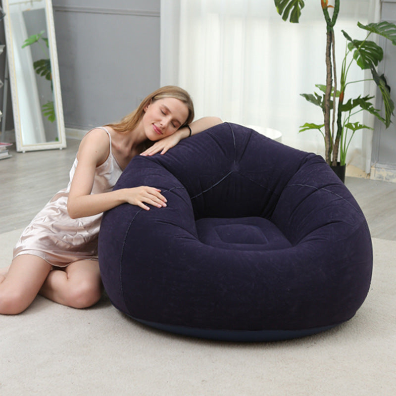 Kvinne oppblåsbar komfortsofa med ergonomisk ryggstøtte Skanto