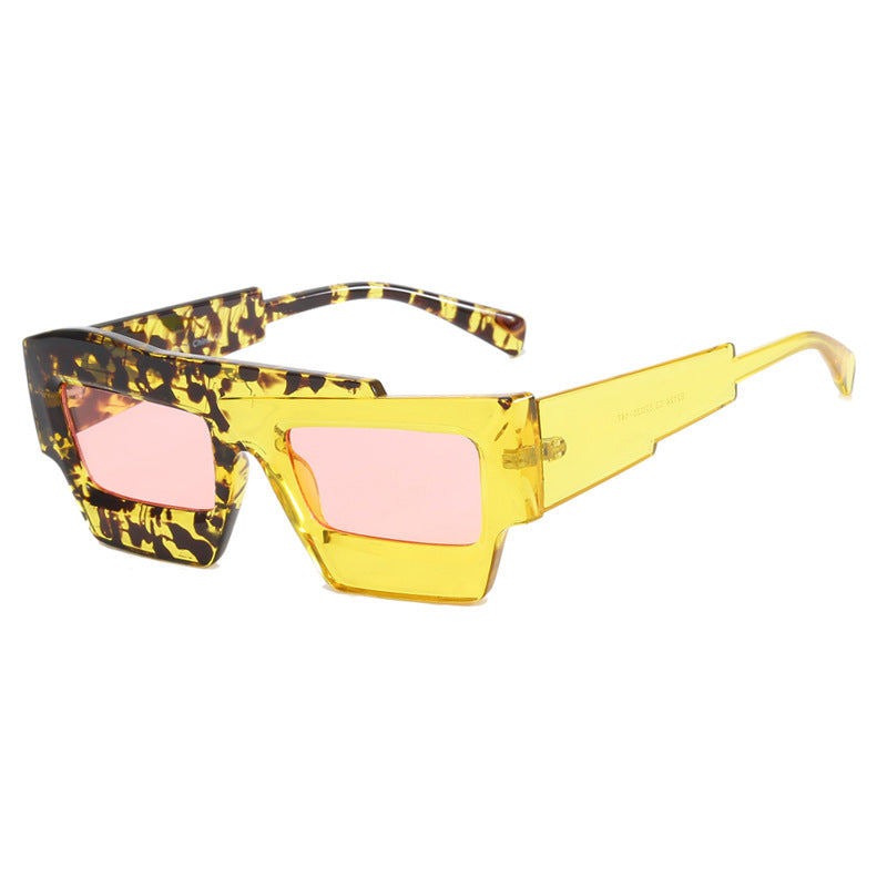 Dame trendy geometrisk solbrille Skanto