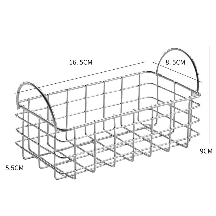 Unisex trådinndelingskurv med ergonomiske håndtak Skanto