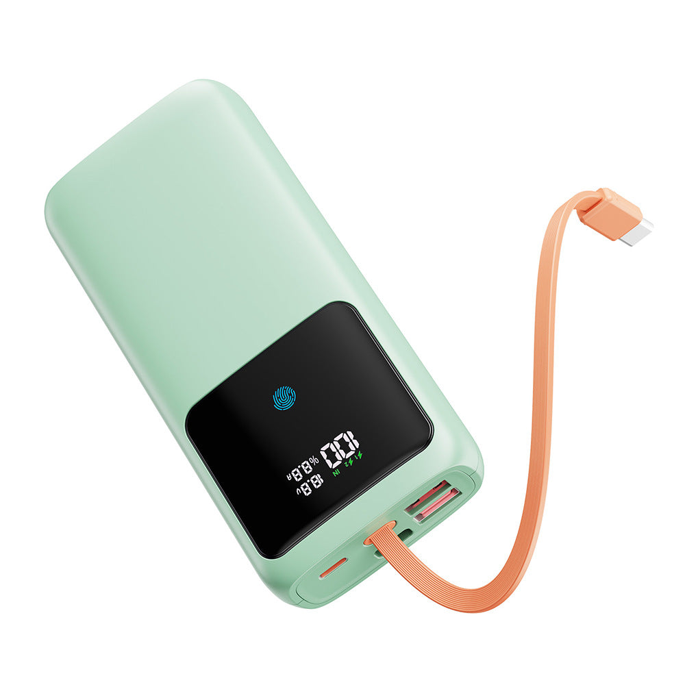 Powerbank med integrert LED-skjerm og intelligent hurtigladeport Skanto