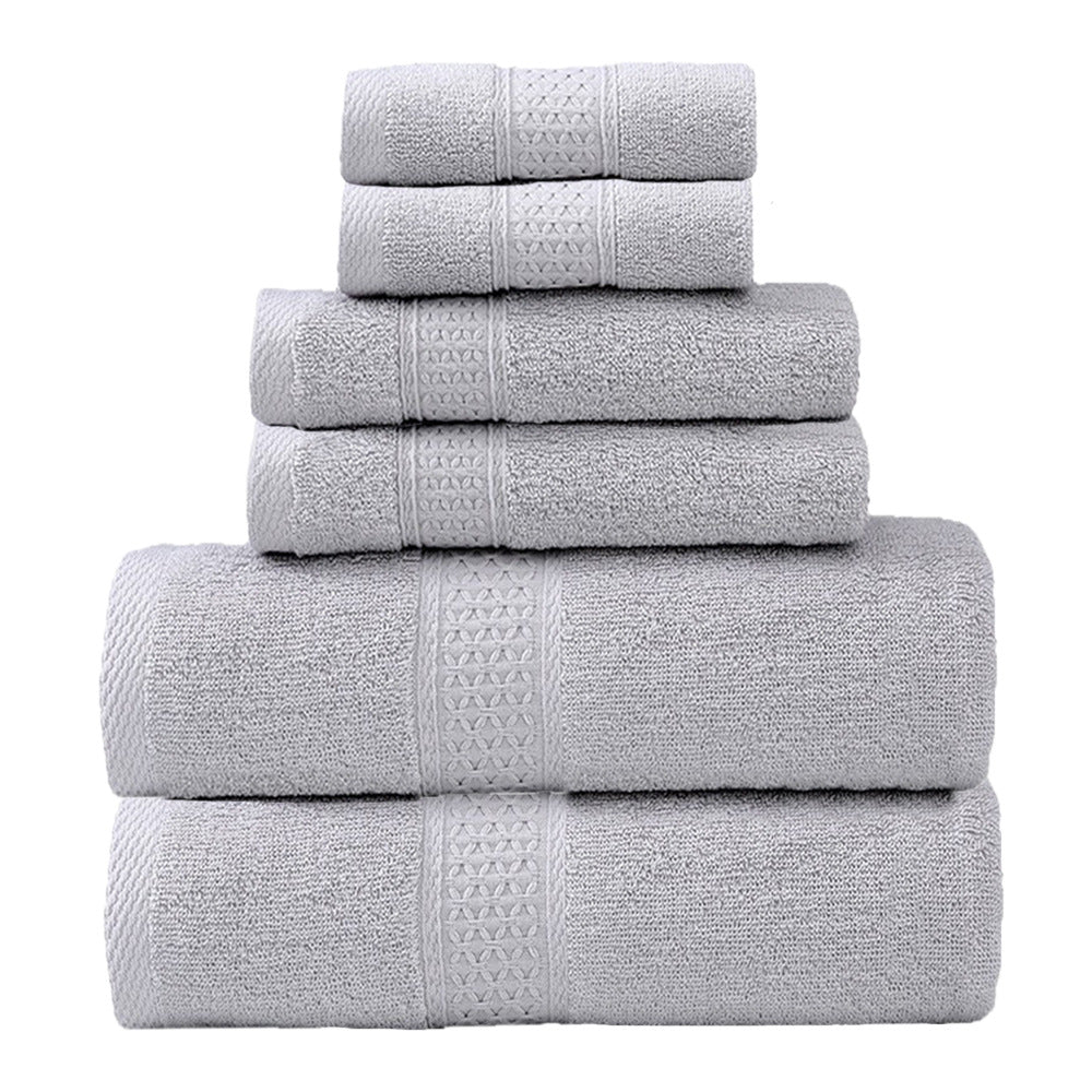 Frottee Håndkle-Set Med Elegant Bånd