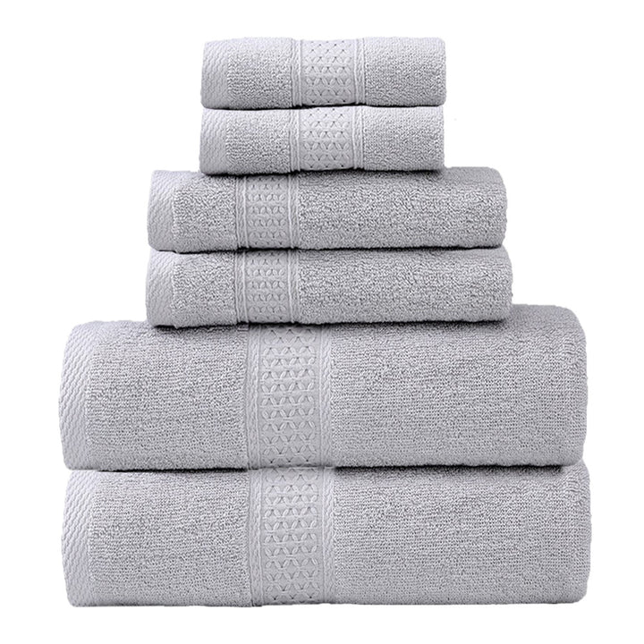 Frottee Håndkle-Set Med Elegant Bånd
