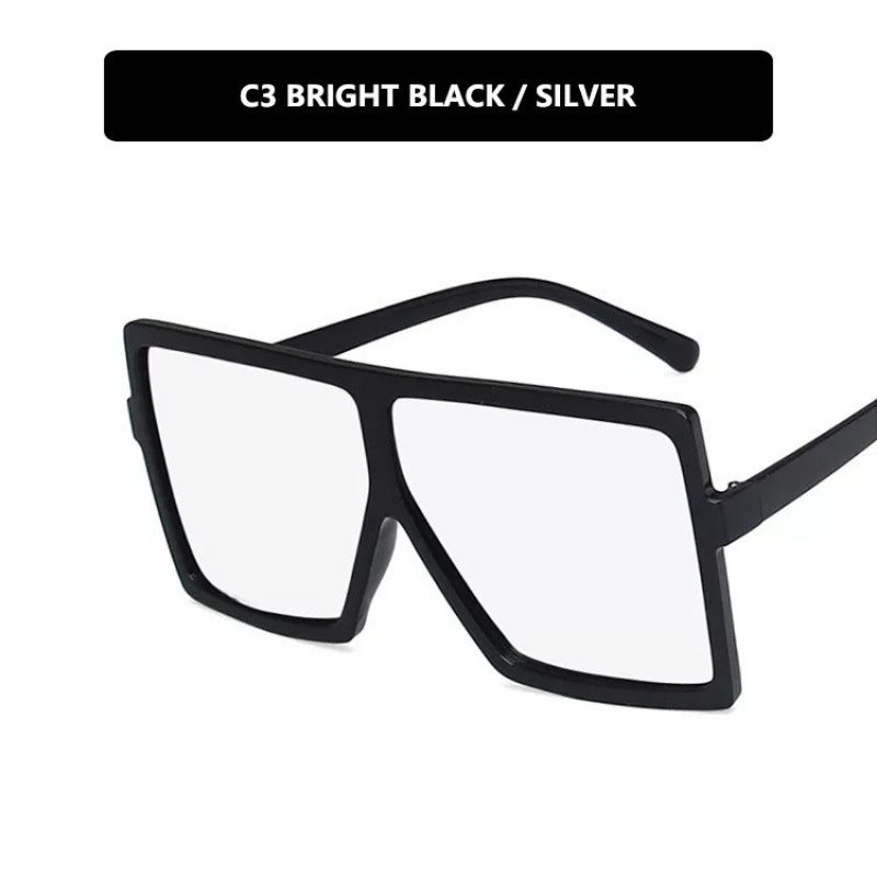 Dame stilige oversized solbriller i elegant kvadratdesign Skanto