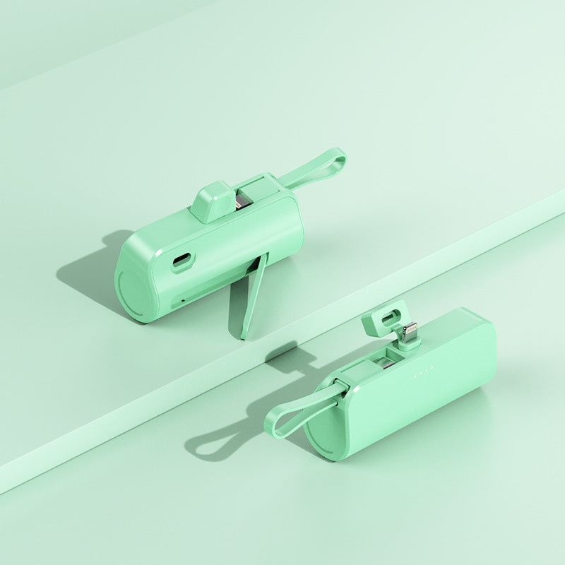 Kompakt Powerbank med integrert ladetilkobling Skanto
