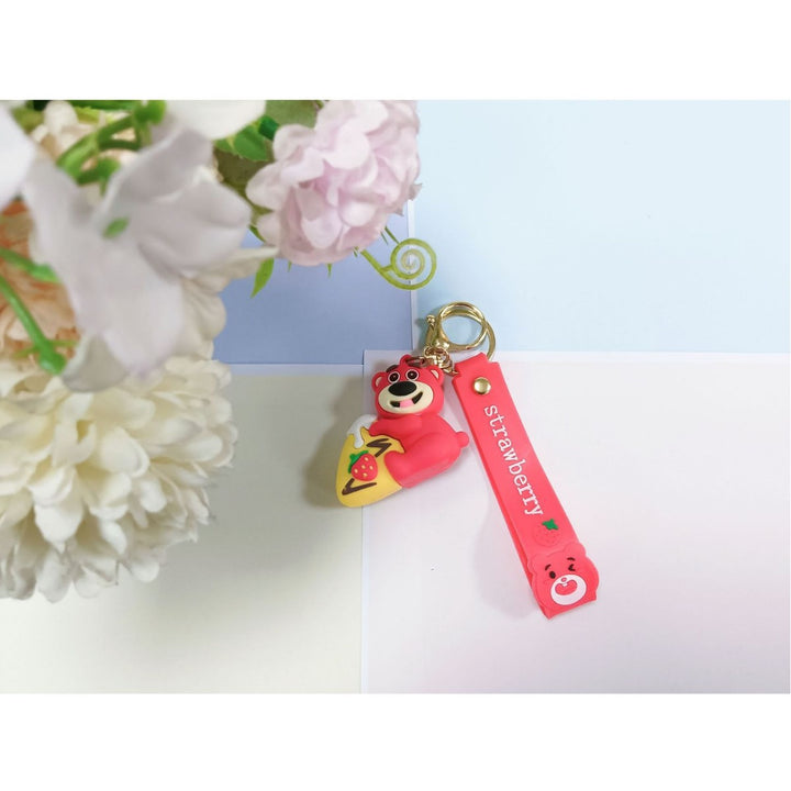 Unisex Cute Bear-themed Keychain Skanto