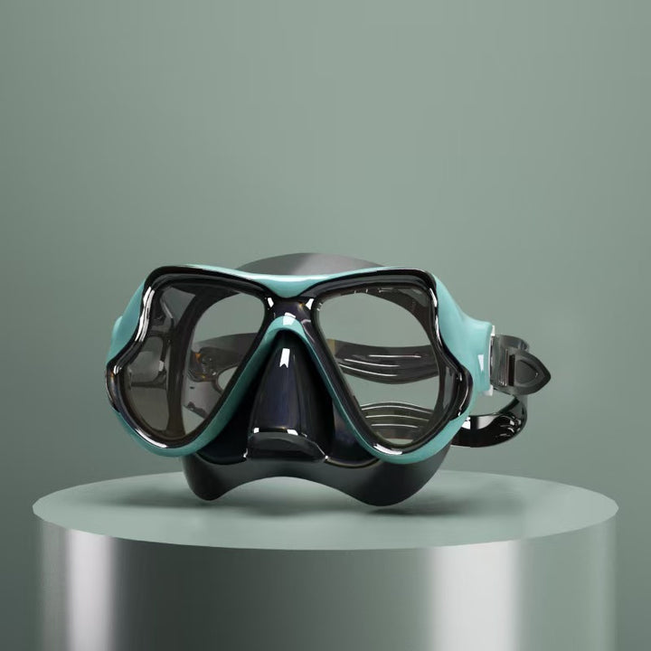 Tauchmaske med ergonomisk design og et fleksibelt snorkel Skanto