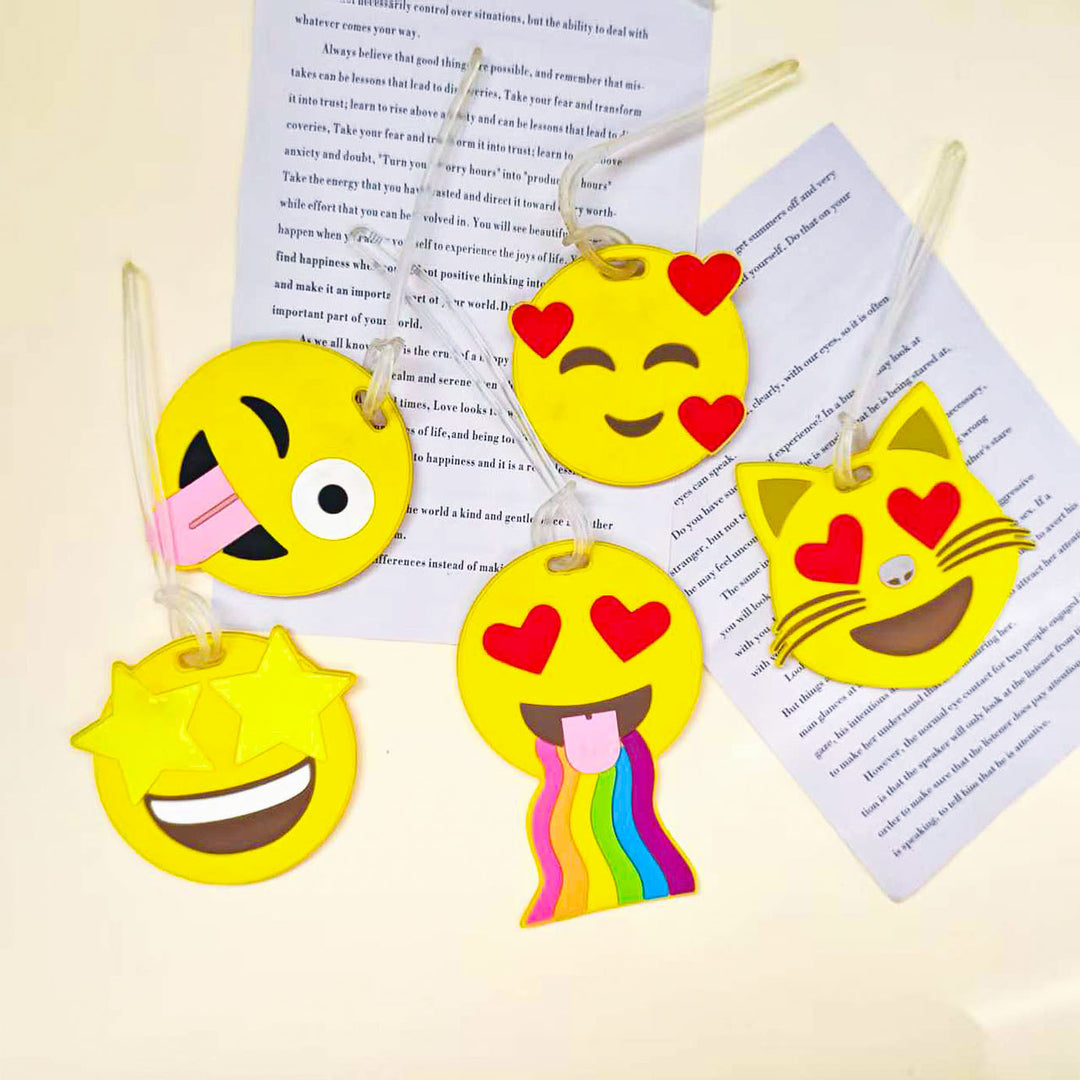 Unisex Bag Tag i Emojidesign Skanto
