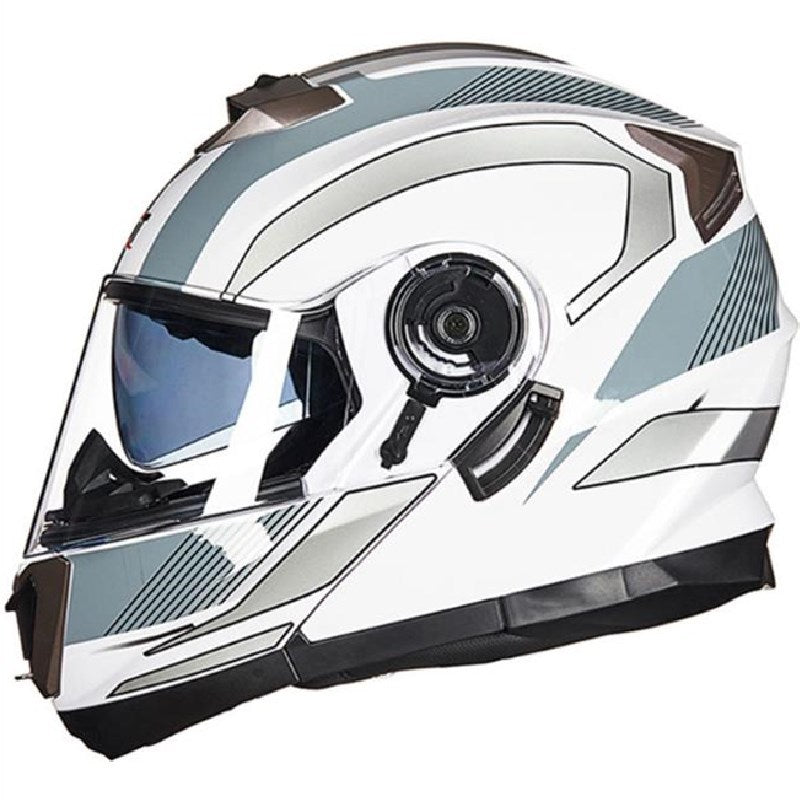 Full-Face Motorsykkelhjelm med Avansert Ventilasjon Skanto