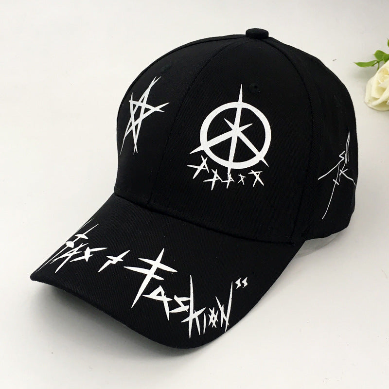Herre Kunstnerisk Grafisk Snapback Caps Skanto