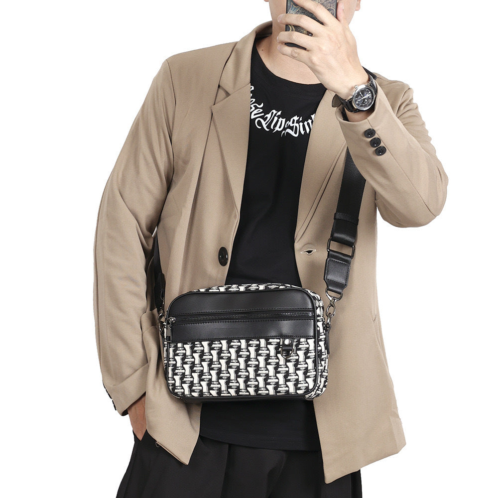 Elegant skulderveske med strukturert design Skanto