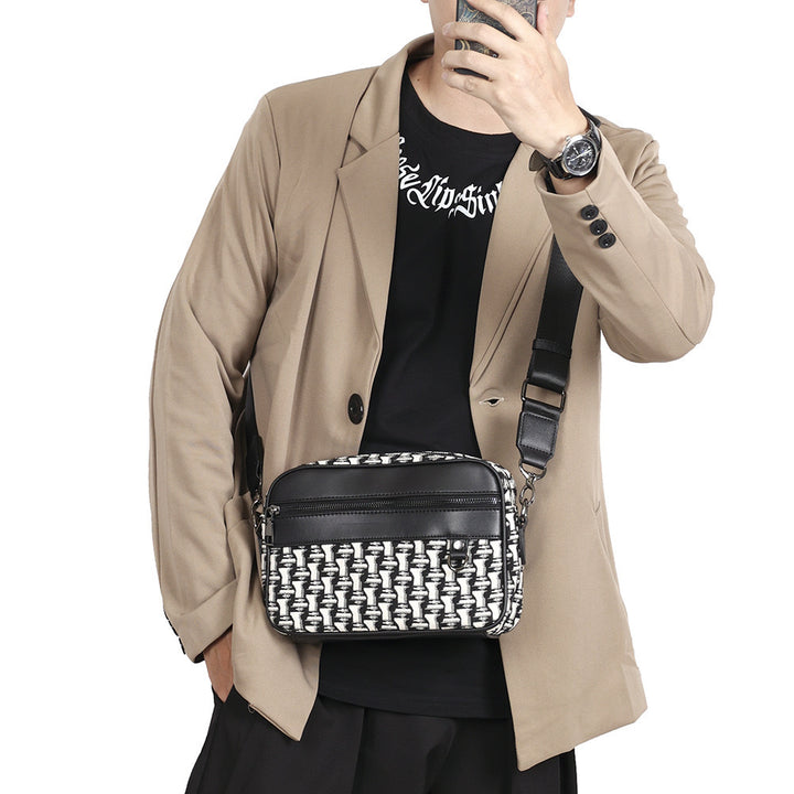 Elegant skulderveske med strukturert design Skanto