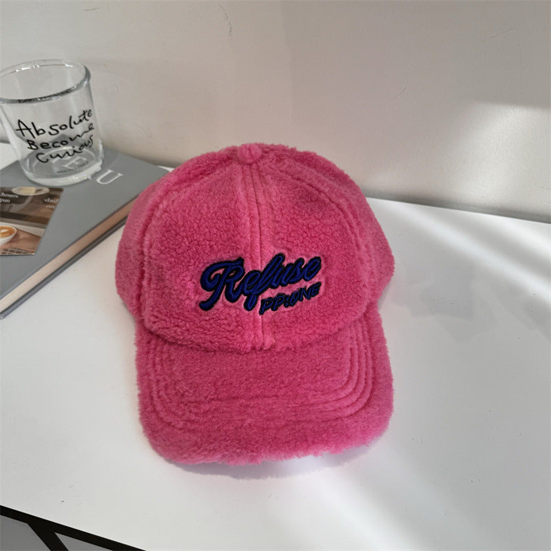Kvinnenes Fuzzy Teksturerte Baseball Cap Skanto