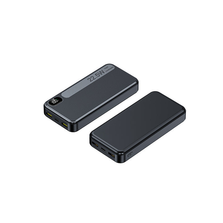 Bærbar powerbank med hurtigladingsfunksjon og digitalt display Skanto