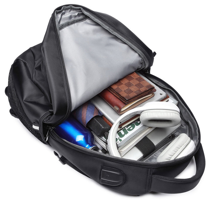 Multifunksjonsryggsekk med ergonomisk bæresystem og laptop-rom Skanto