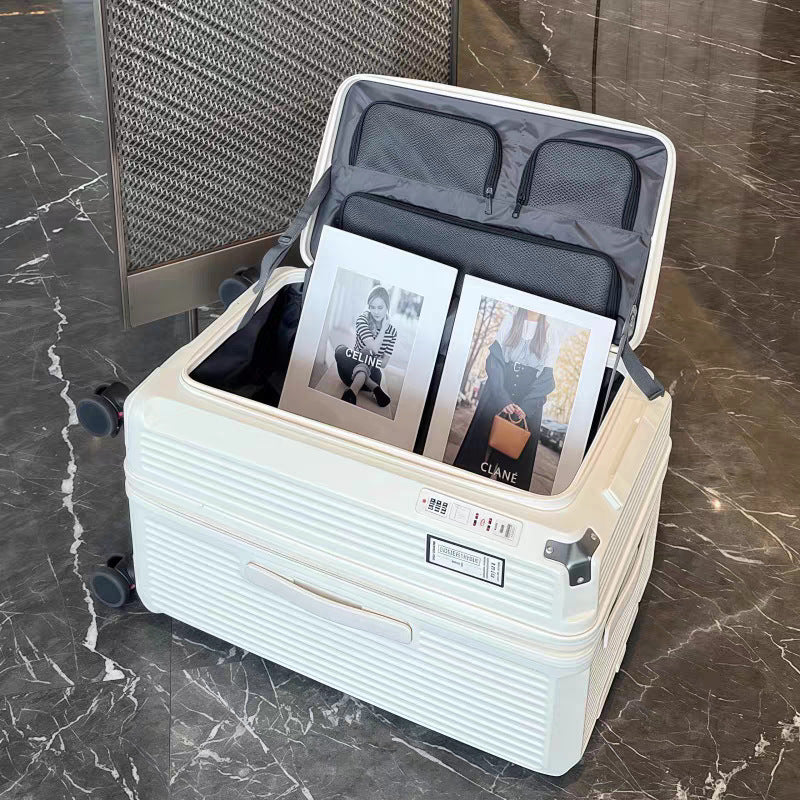 Unisex Premium Multi-Compartment Reise Koffert Skanto