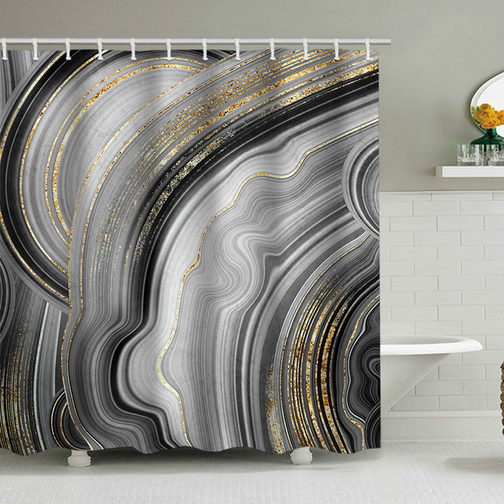 Kunstnerisk Marmor Design Dusjforheng Skanto