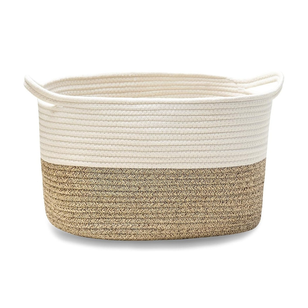 Dame Moderne Oppbevaringskurv med fl woven design Skanto