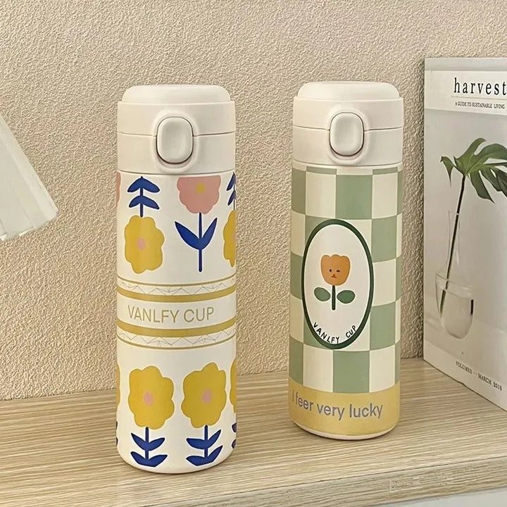 Dame isolert drikkeflaske med variert motiv Skanto