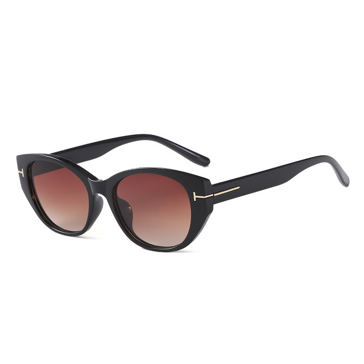 Damer Cat-Eye solbriller med elegant ramme og beskyttende UV-filter Skanto